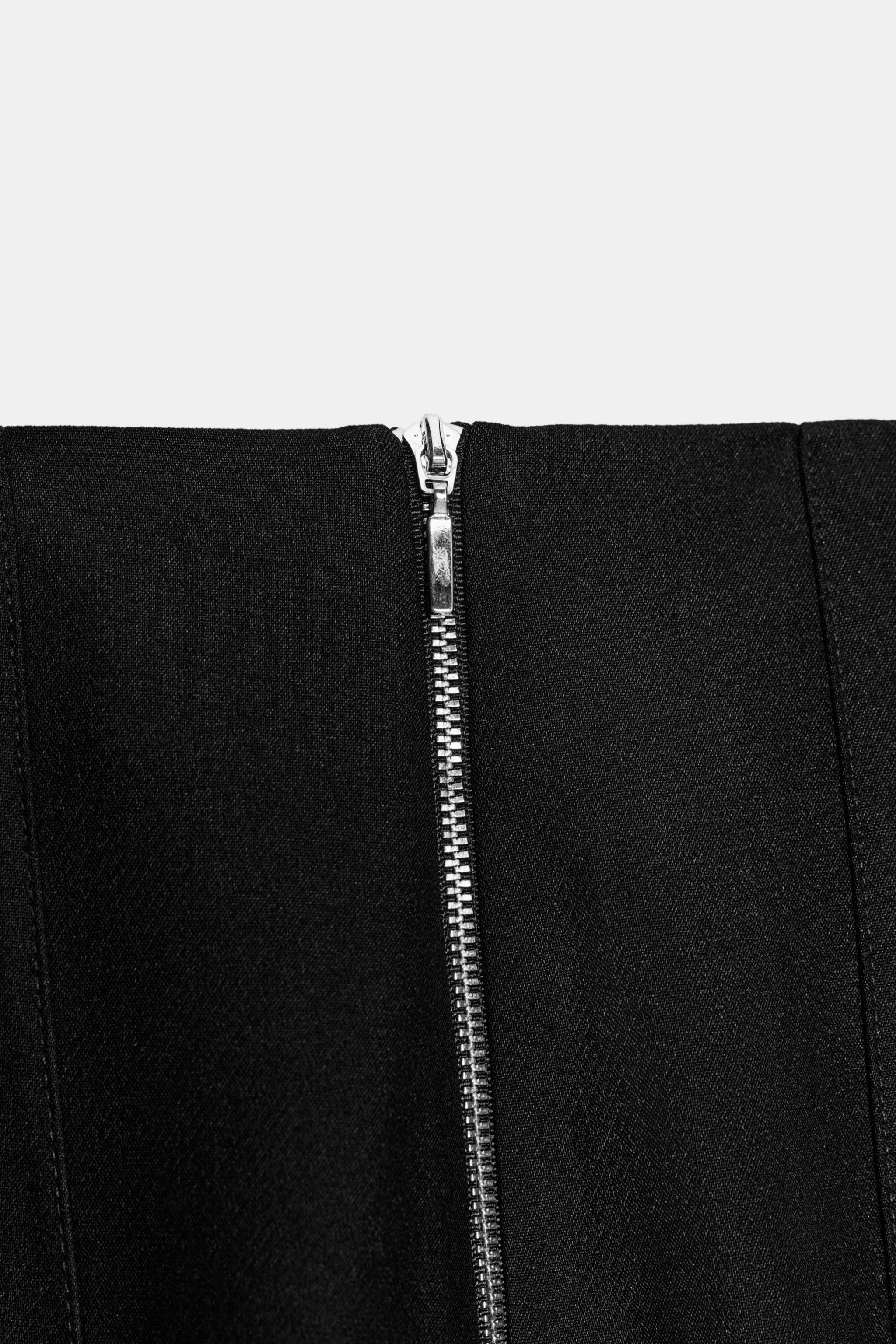 HIGH-WAISTED PANTS WITH BACK ZIP